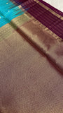 Pure Handloom Kanjeevaram Soft Silk Mark Certified Saree - Kanjeevaram Silk Mandir