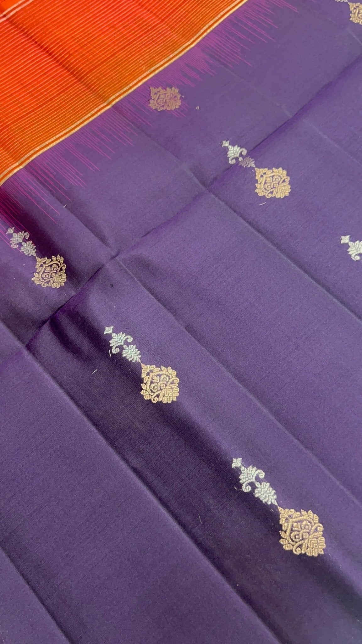 Pure Handloom Kanjeevaram Soft Silk Mark Certified Saree - Kanjeevaram Silk Mandir