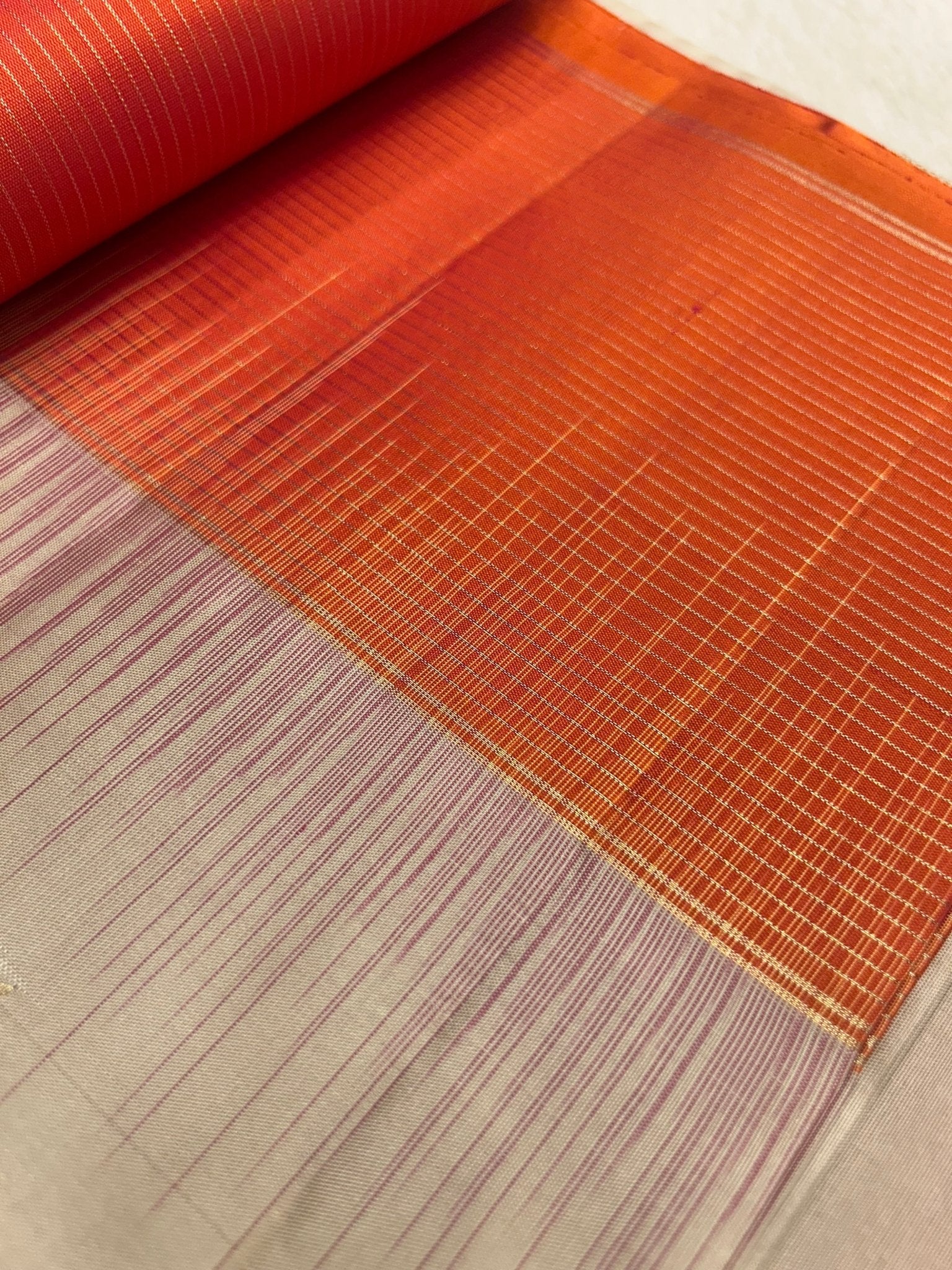 Pure Handloom Kanjeevaram Soft Silk Mark Certified Saree - Kanjeevaram Silk Mandir