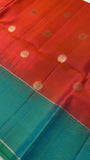 Pure Handloom Kanjeevaram Soft Silk Mark Certified Saree - Kanjeevaram Silk Mandir