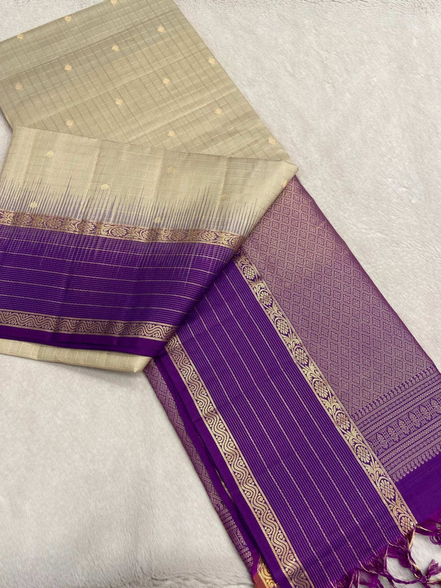 Pure Handloom Kanjeevaram Soft Silk Mark Certified Saree - Kanjeevaram Silk Mandir