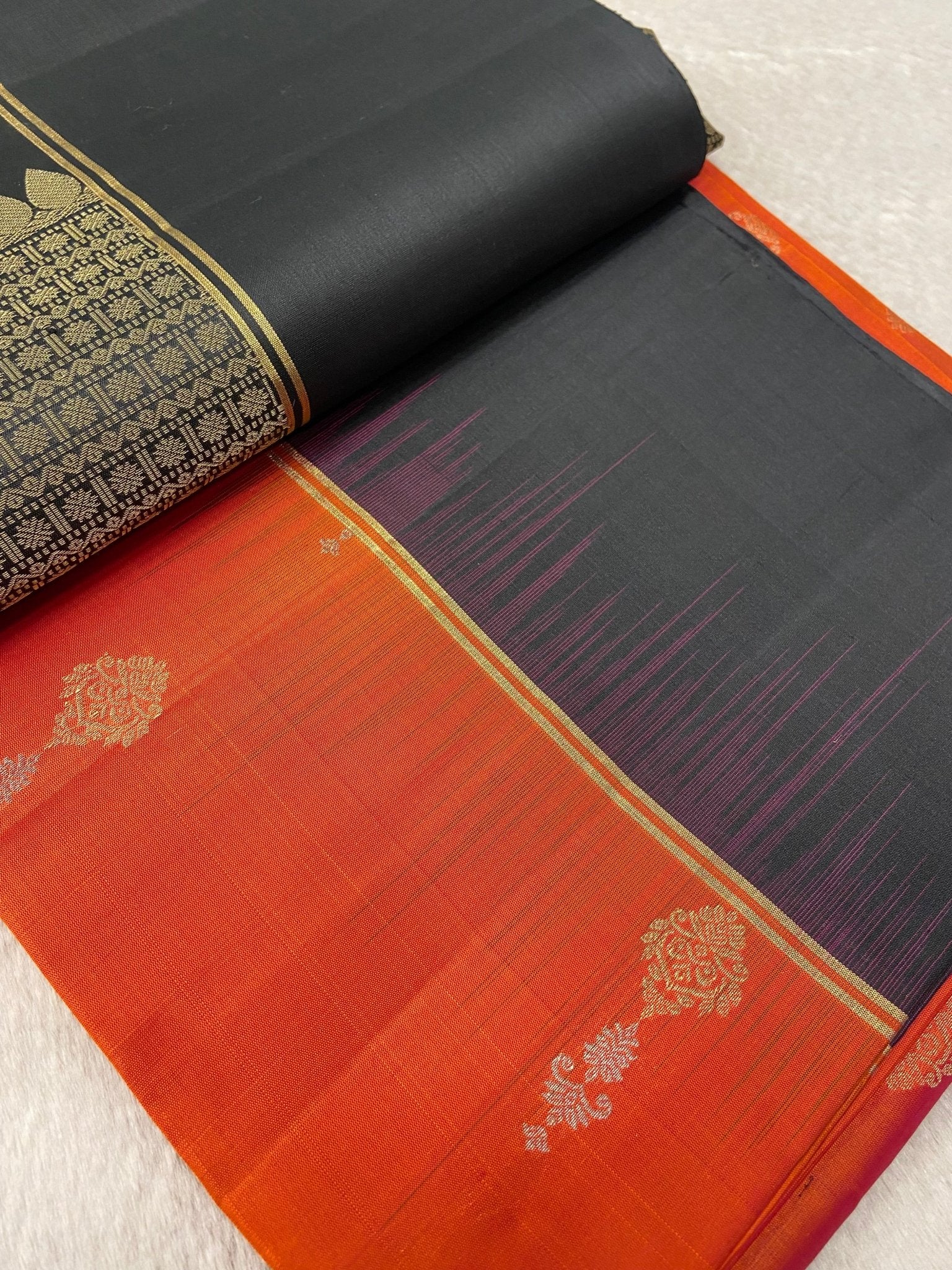 Pure Handloom Kanjeevaram Soft Silk Mark Certified Saree - Kanjeevaram Silk Mandir