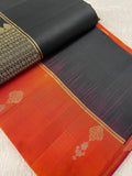 Pure Handloom Kanjeevaram Soft Silk Mark Certified Saree - Kanjeevaram Silk Mandir