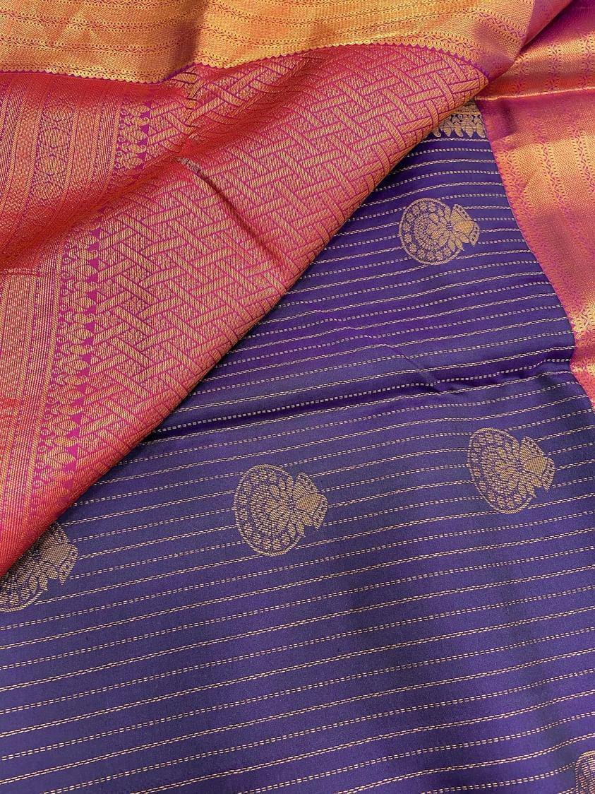 Pure Kanjeevaram Silk Certified Saree - Kanjeevaram Silk Mandir