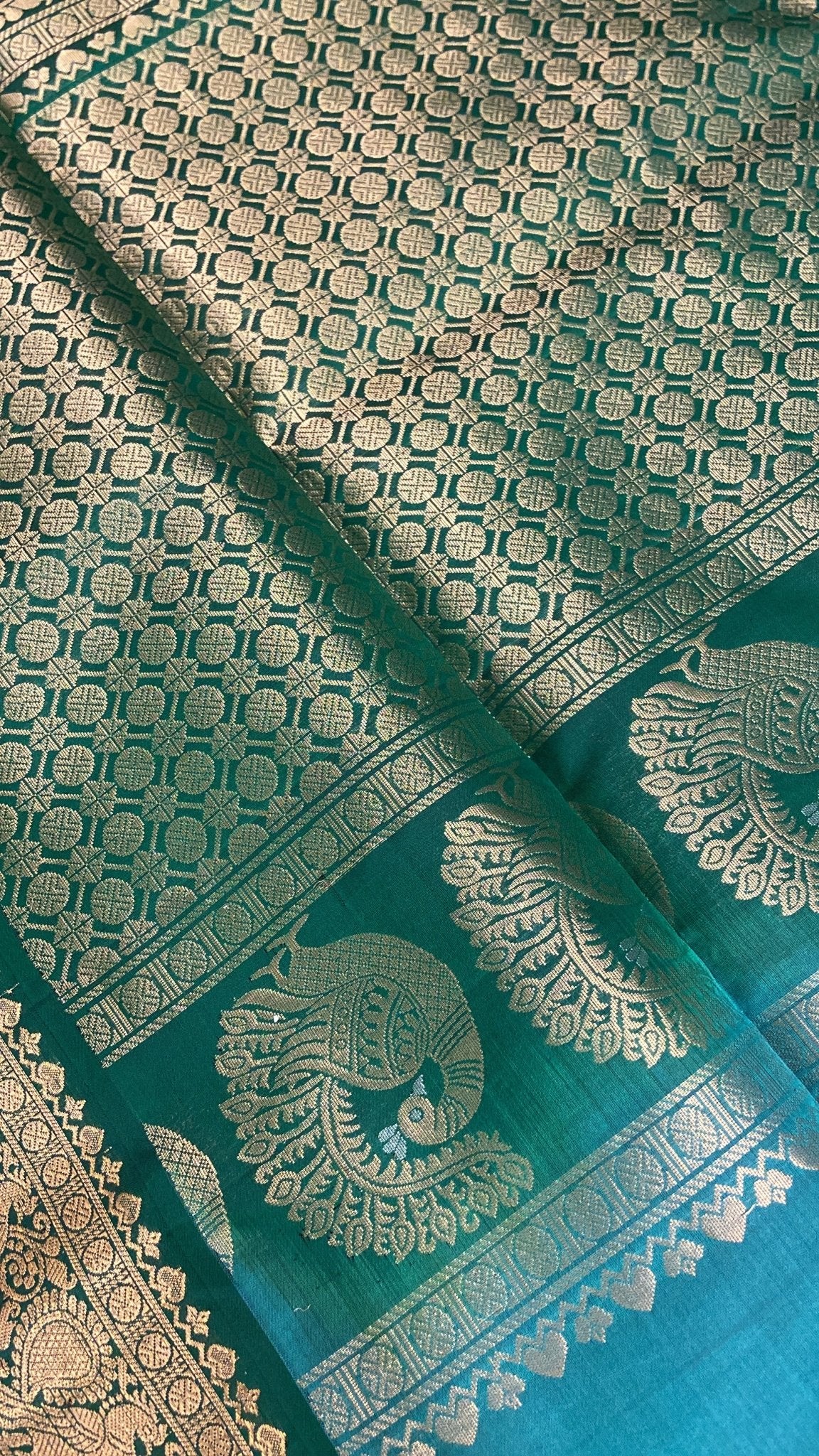 Pure Kanjeevaram Silk certified Saree - Kanjeevaram Silk Mandir