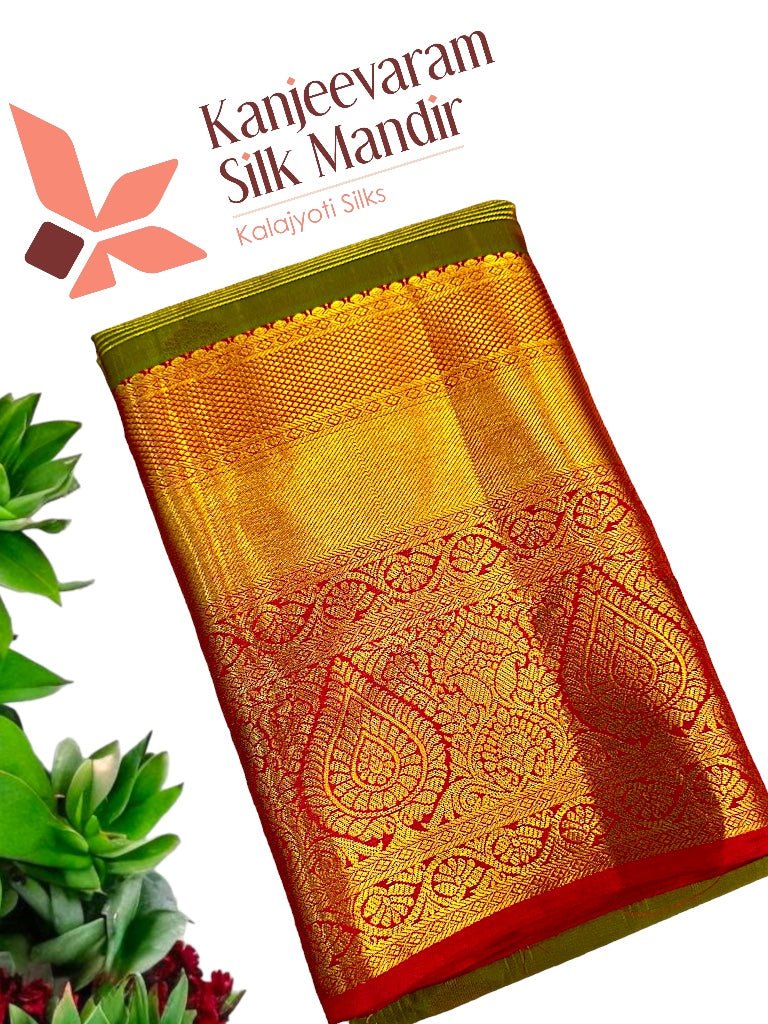 Pure Kanjeevaram Silk certified Saree - Kanjeevaram Silk Mandir