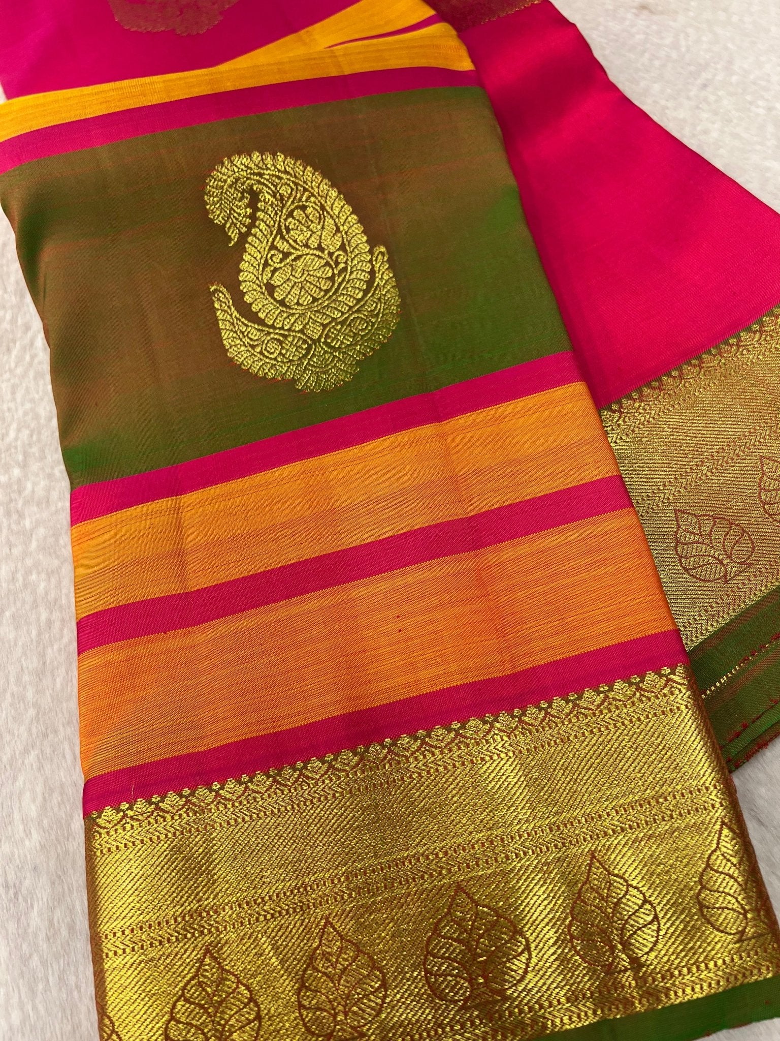 Pure Kanjeevaram Silk Certified Saree - Kanjeevaram Silk Mandir