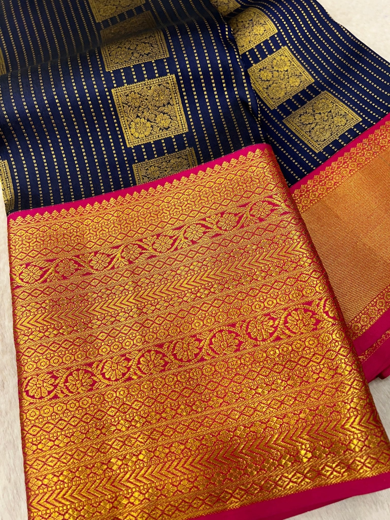 Pure Kanjeevaram Silk Certified Saree - Kanjeevaram Silk Mandir