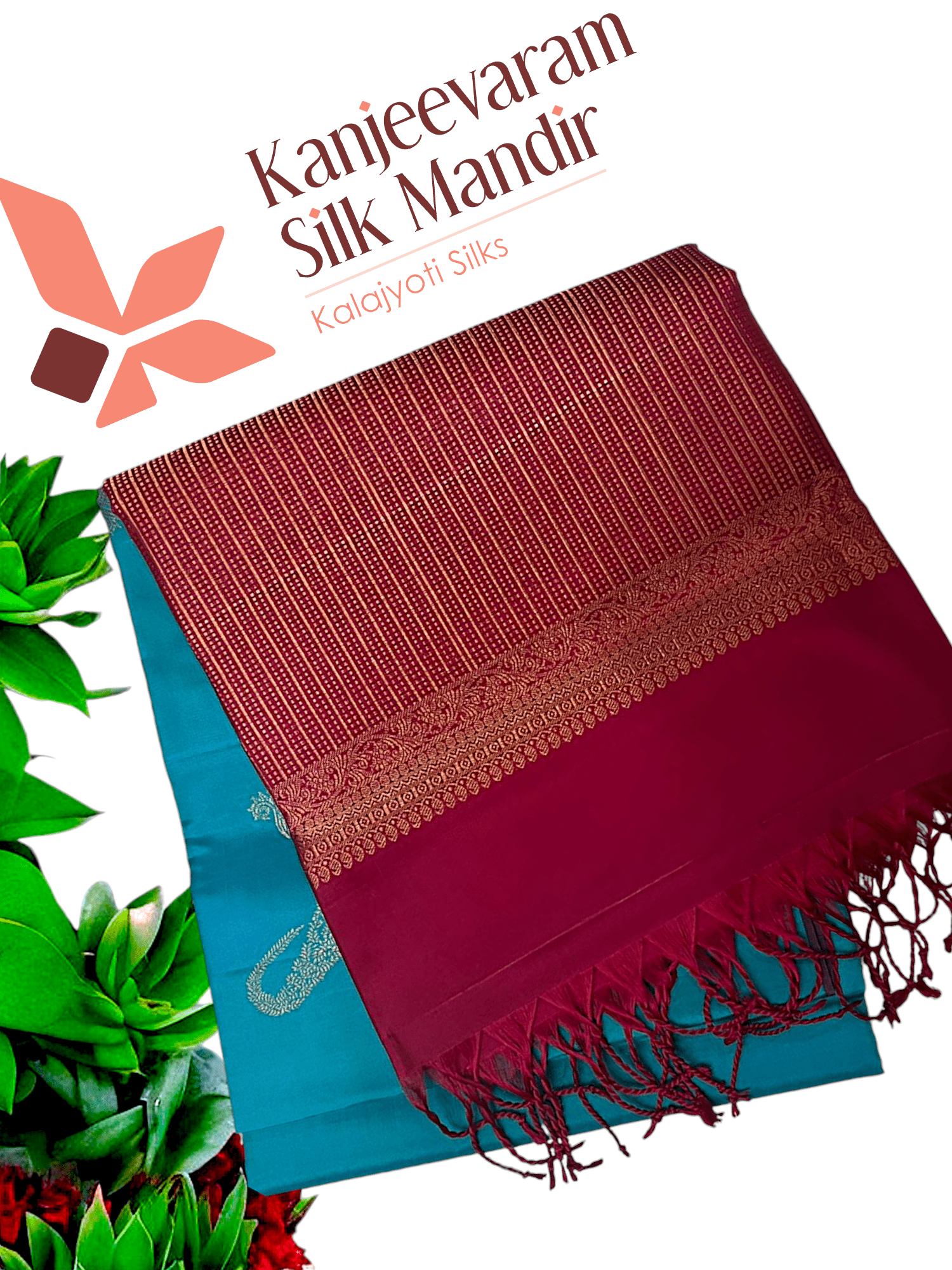 Pure Kanjeevaram Silk Certified Saree. - Kanjeevaram Silk Mandir