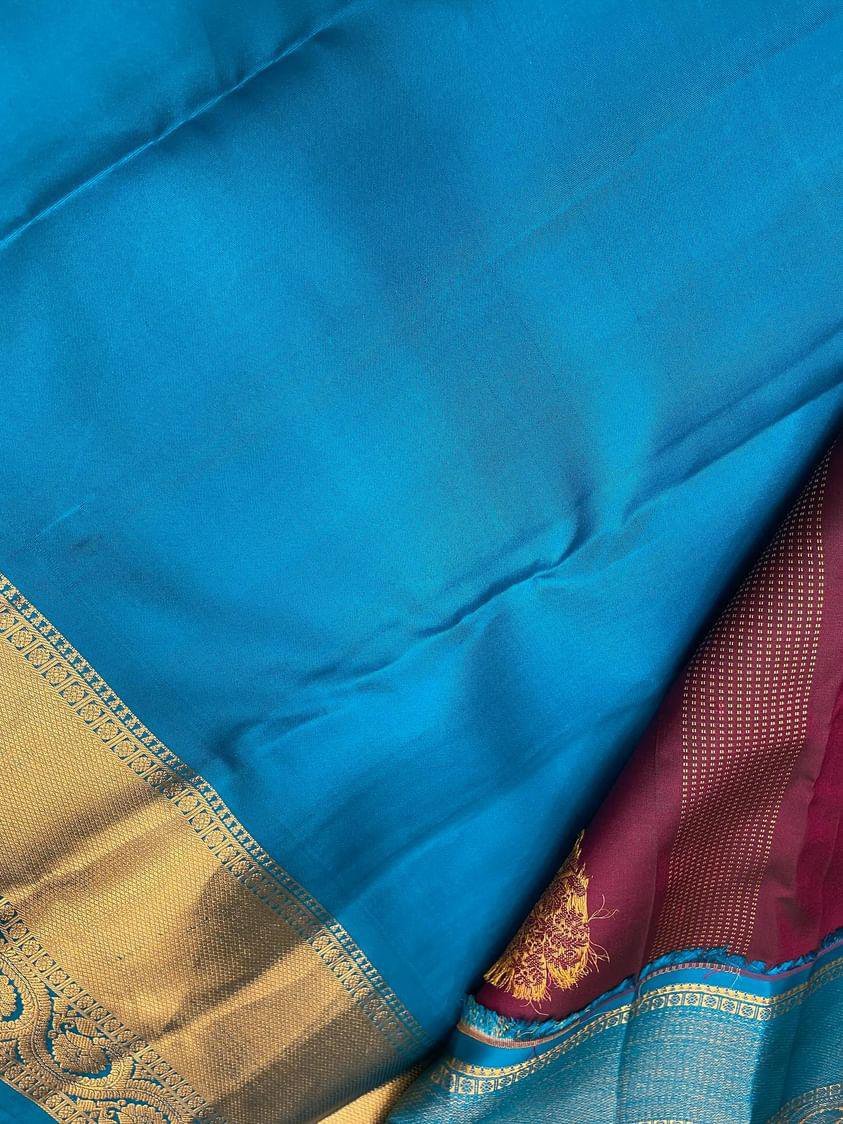 Pure Kanjeevaram Silk Certified Saree - Kanjeevaram Silk Mandir