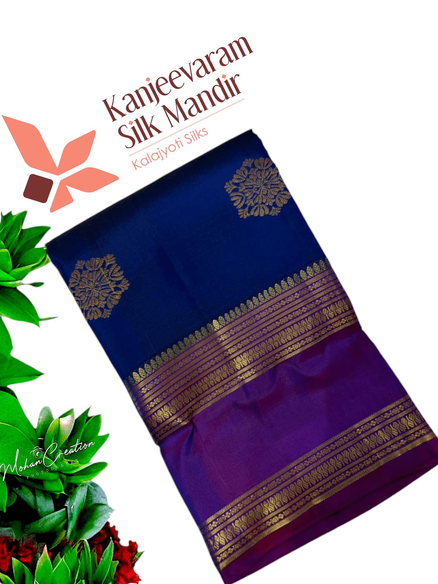Pure Kanjeevaram Silk certified saree - Kanjeevaram Silk Mandir