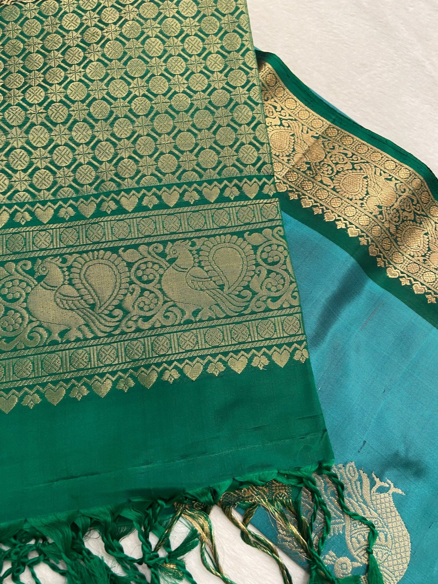 Pure Kanjeevaram Silk certified Saree - Kanjeevaram Silk Mandir