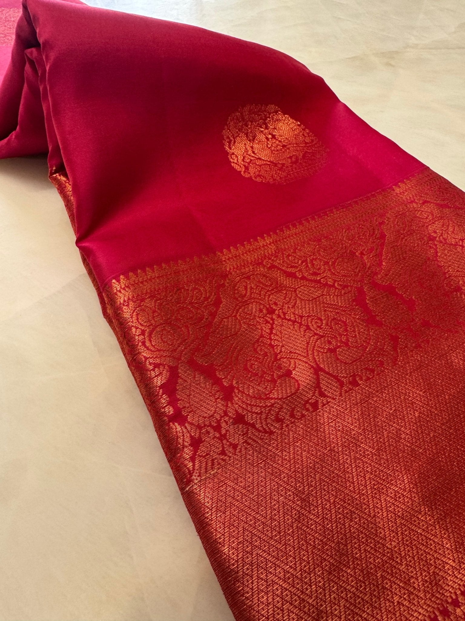 Pure Kanjeevaram Silk Certified Saree - Kanjeevaram Silk Mandir