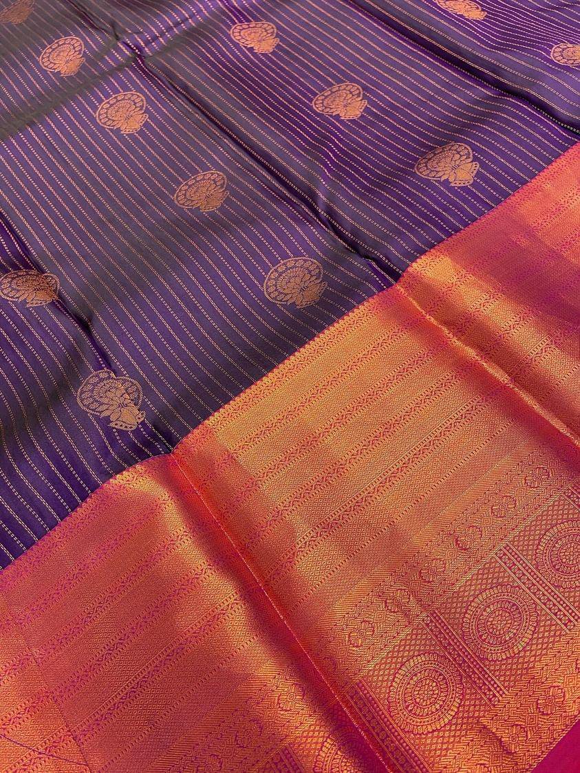 Pure Kanjeevaram Silk Certified Saree - Kanjeevaram Silk Mandir