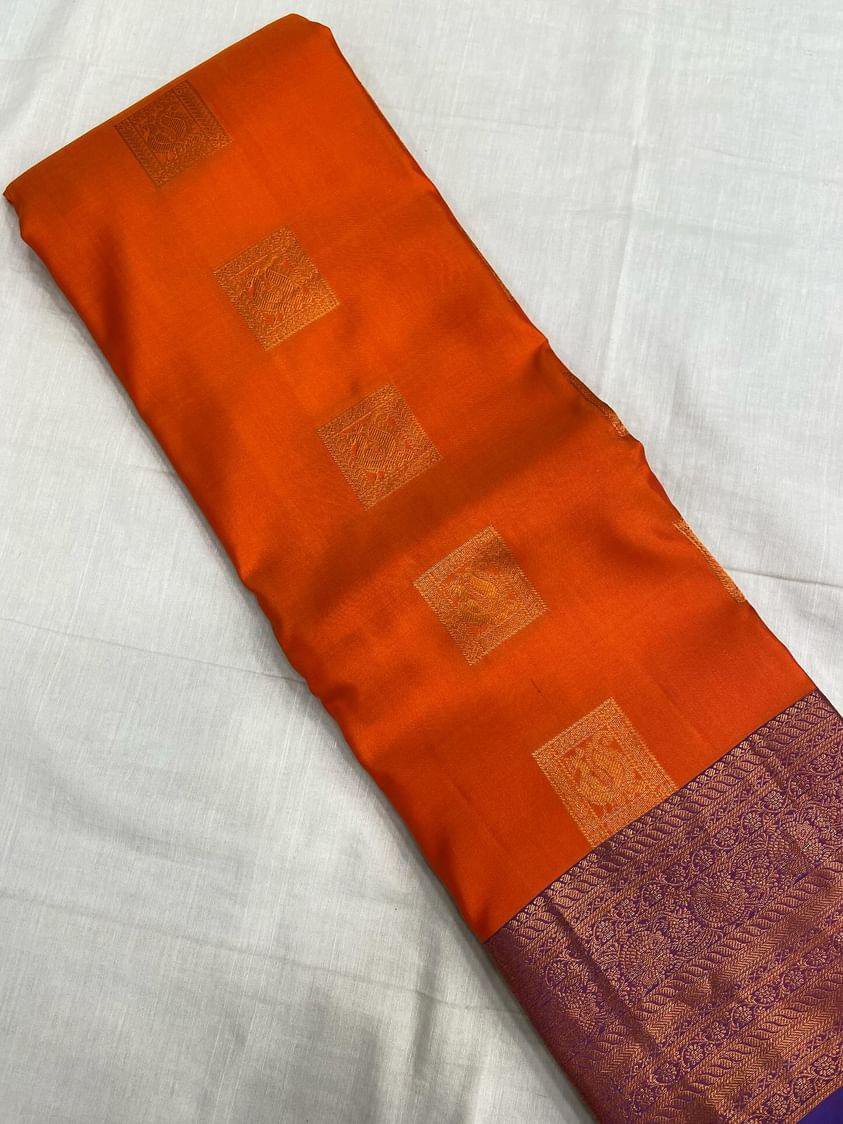 Pure Kanjeevaram Silk Certified Saree - Kanjeevaram Silk Mandir