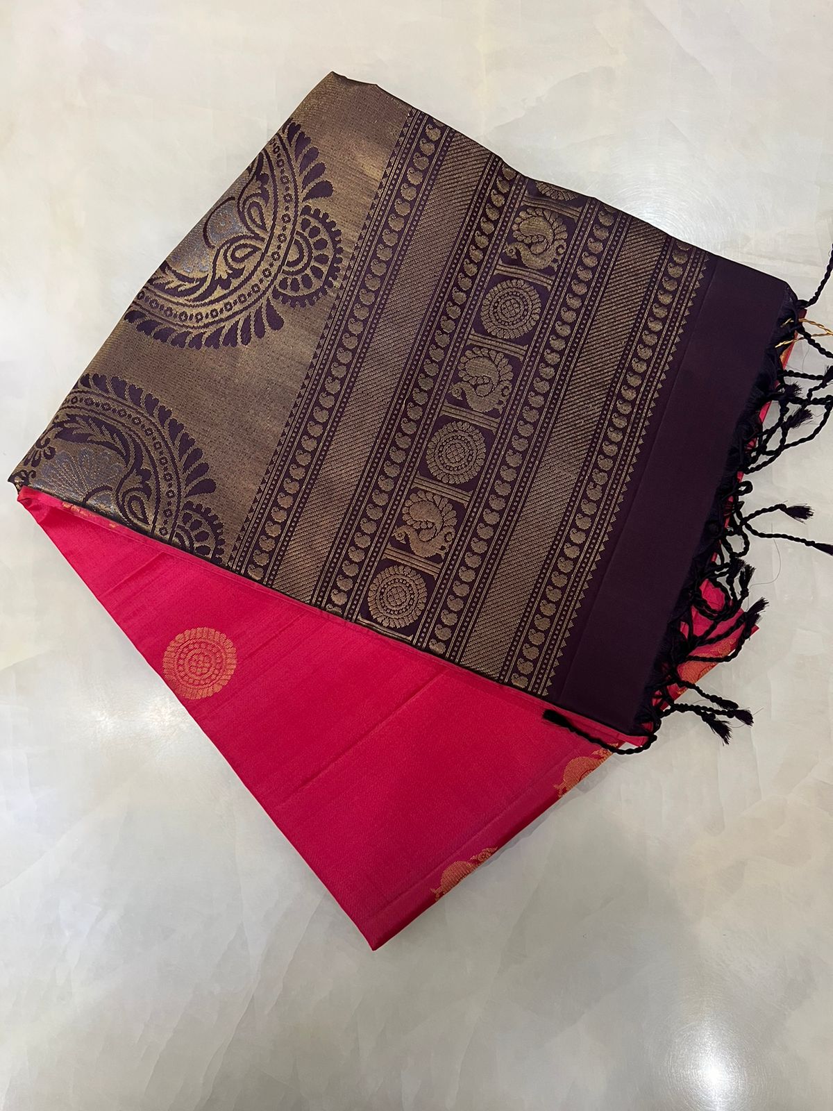 Pure Kanjeevaram Silk Certified Saree - Kanjeevaram Silk Mandir
