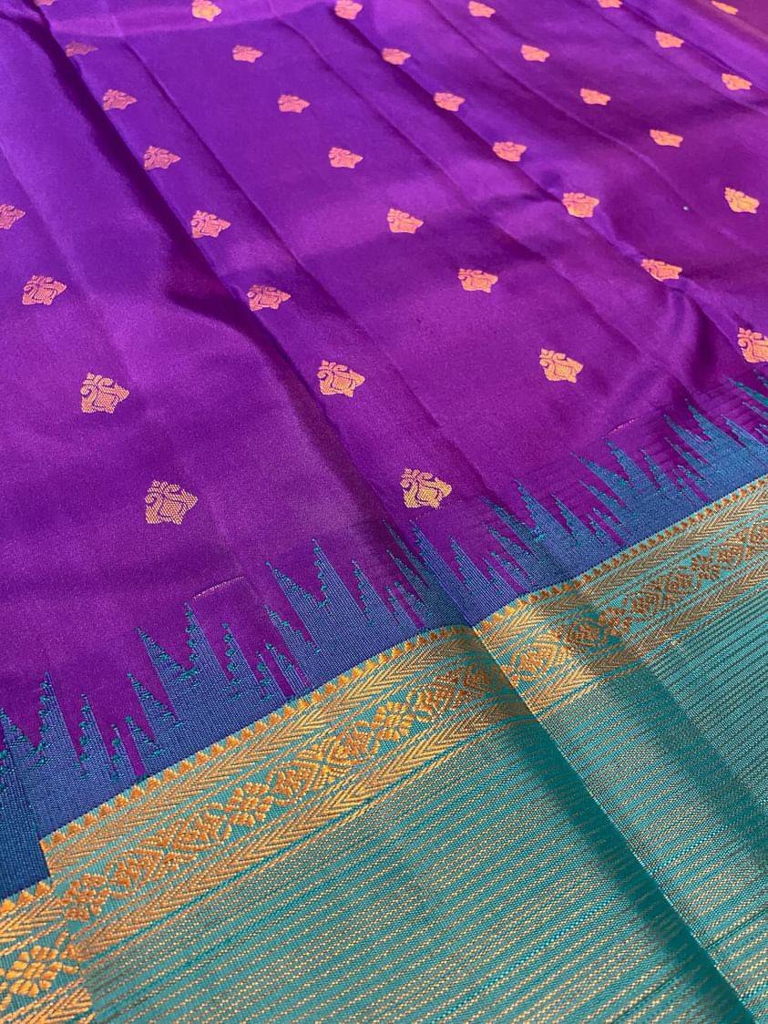 Pure Kanjeevaram Silk Certified Saree - Kanjeevaram Silk Mandir