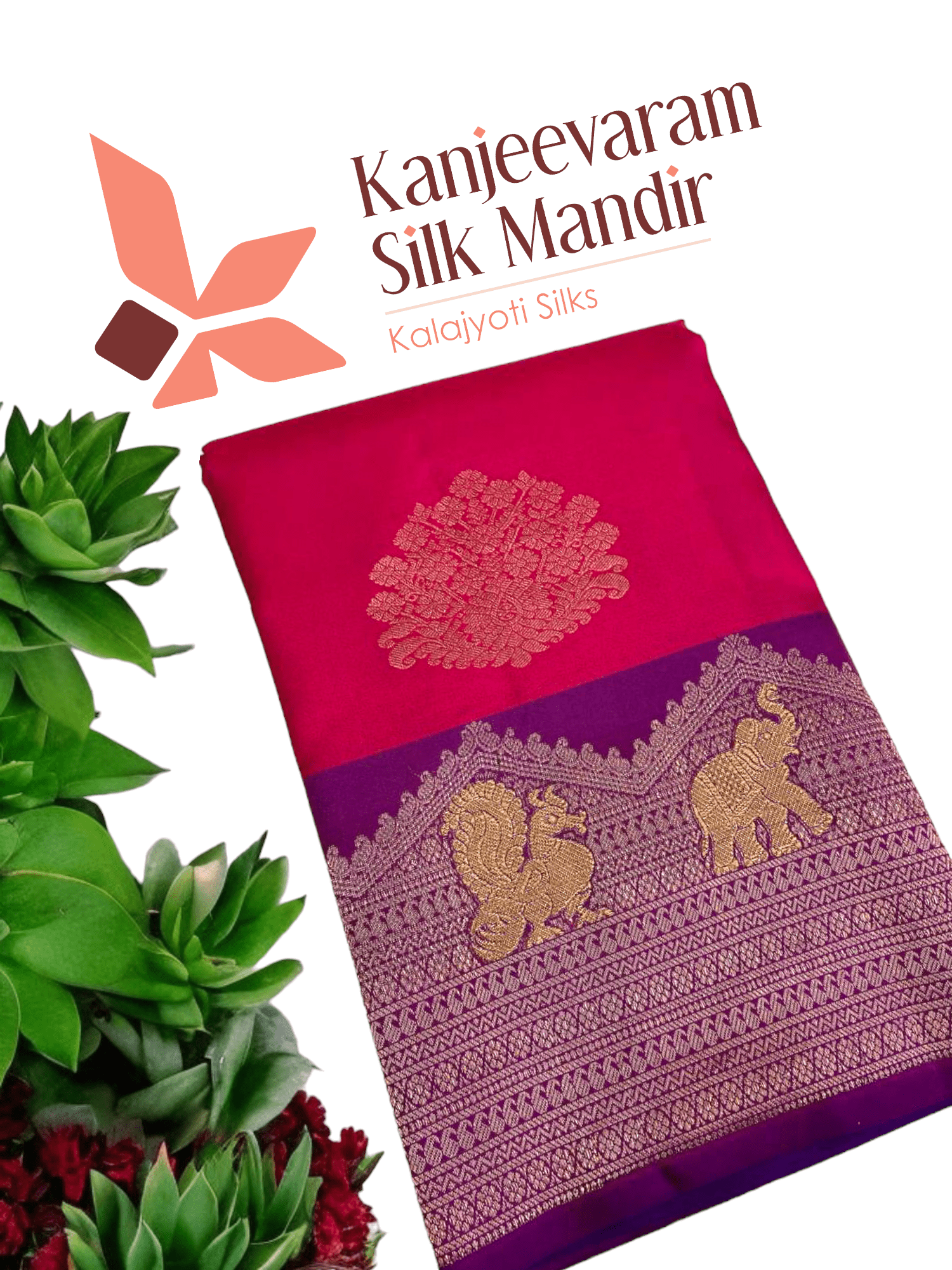 Pure Kanjeevaram Silk Certified Saree - Kanjeevaram Silk Mandir