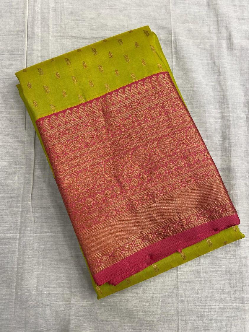 Pure Kanjeevaram Silk Certified Saree - Kanjeevaram Silk Mandir