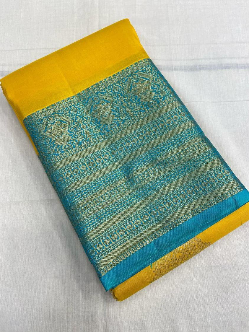 Pure Kanjeevaram Silk Certified Saree - Kanjeevaram Silk Mandir