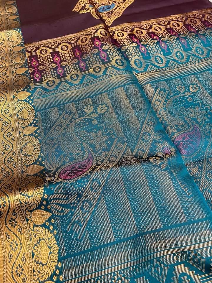 Pure Kanjeevaram Silk Certified Saree - Kanjeevaram Silk Mandir