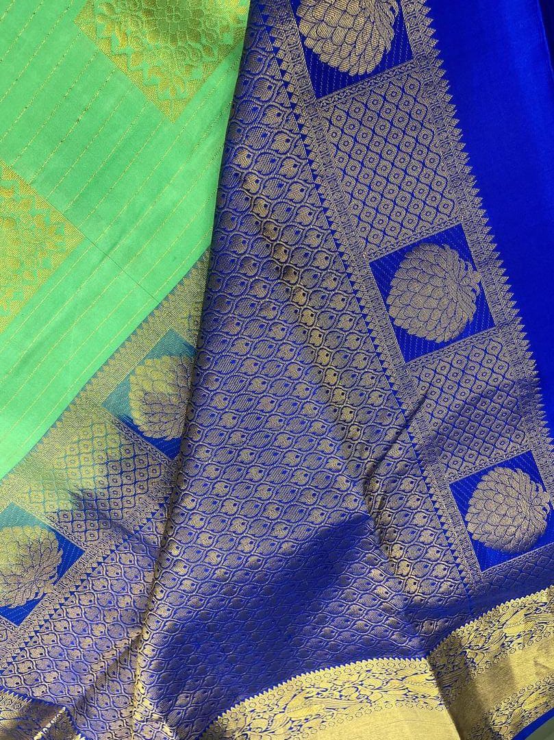 Pure Kanjeevaram Silk Certified Saree - Kanjeevaram Silk Mandir