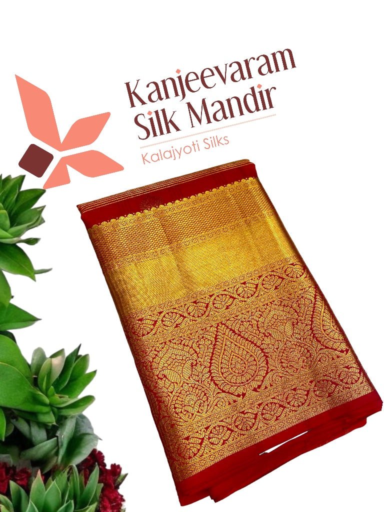 Pure Kanjeevaram Silk Certified Saree - Kanjeevaram Silk Mandir