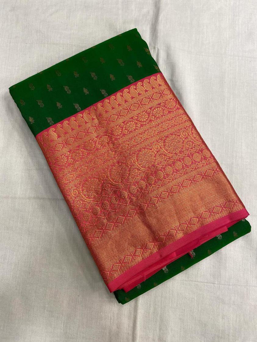 Pure Kanjeevaram Silk Certified Saree - Kanjeevaram Silk Mandir
