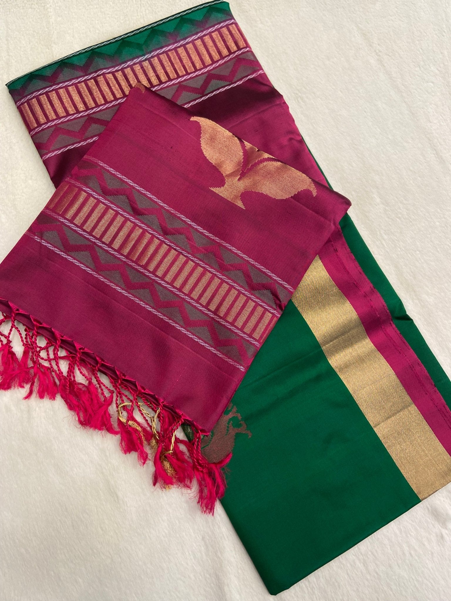 Pure Kanjeevaram Silk Certified Saree - Kanjeevaram Silk Mandir