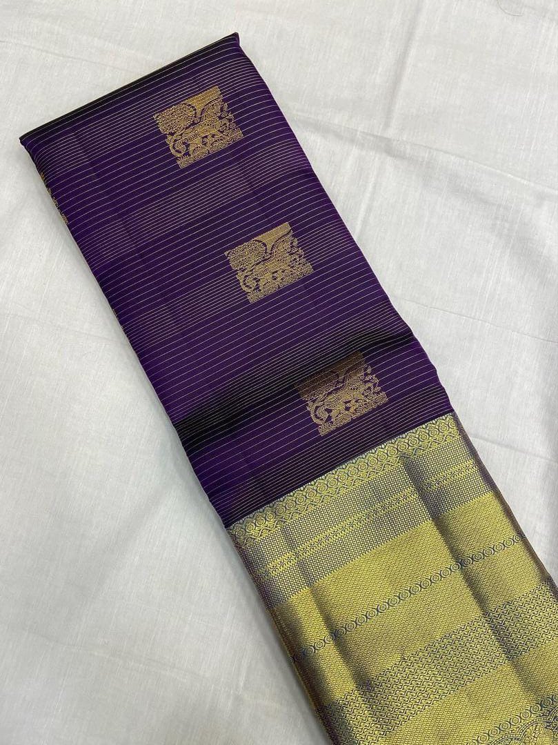 Pure Kanjeevaram Silk Certified Saree - Kanjeevaram Silk Mandir