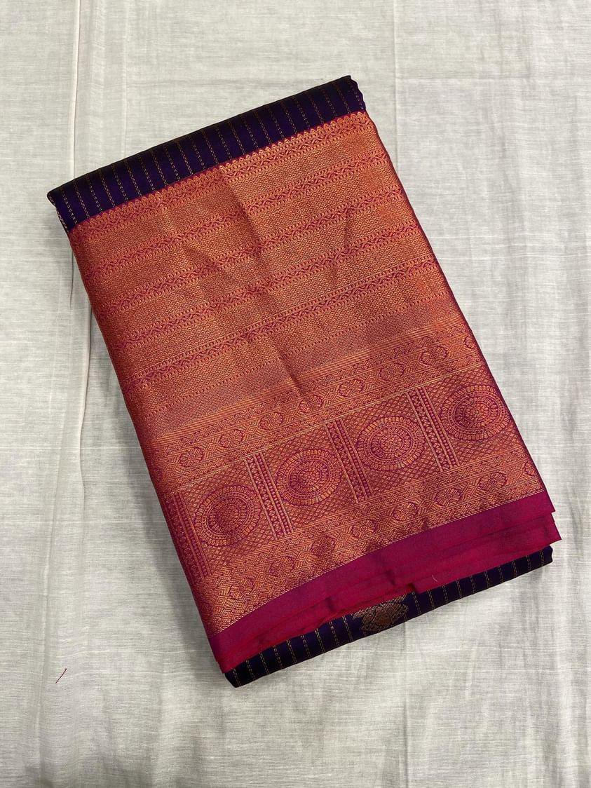 Pure Kanjeevaram Silk Certified Saree - Kanjeevaram Silk Mandir