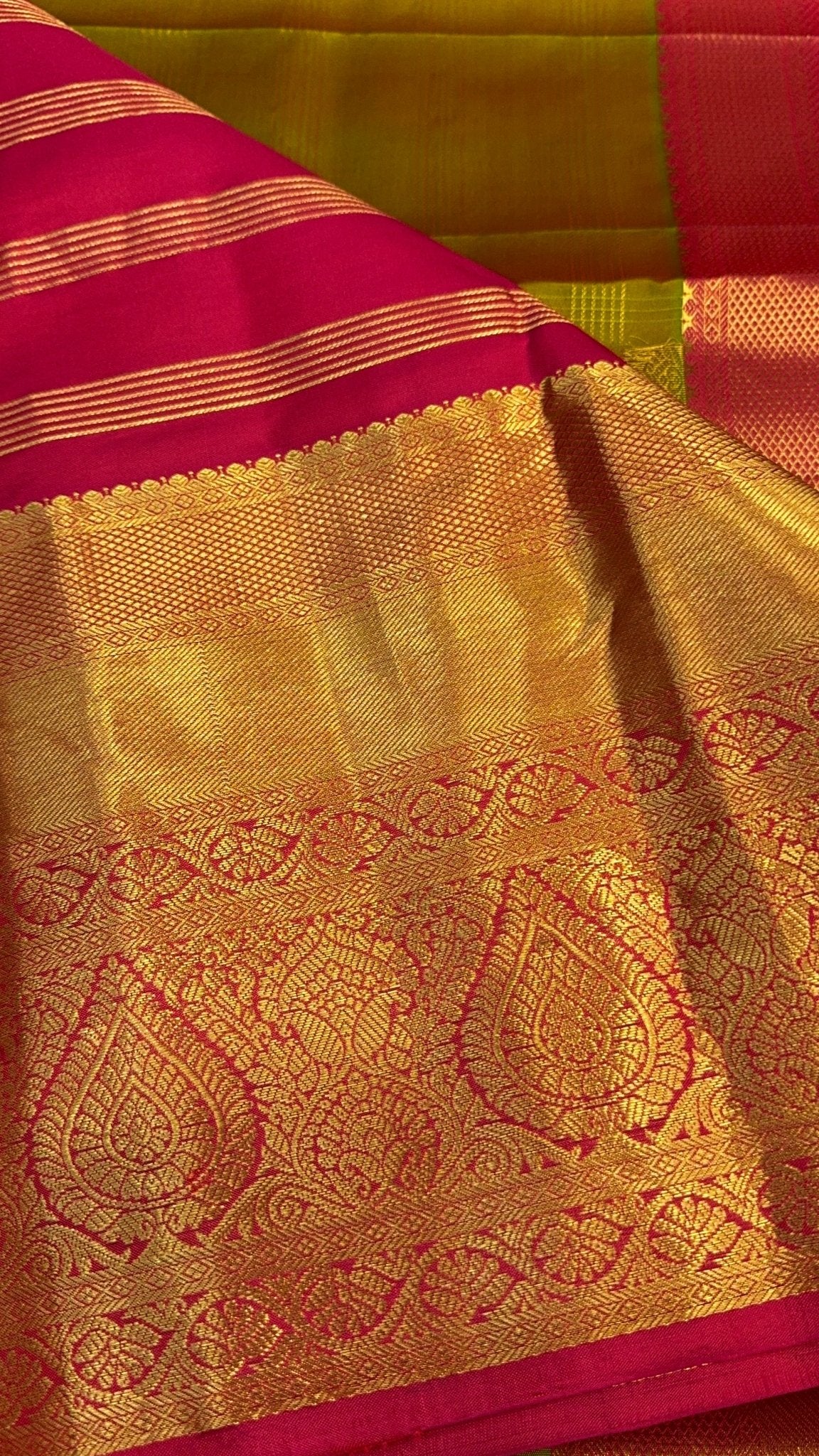 Pure Kanjeevaram Silk certified Saree - Kanjeevaram Silk Mandir