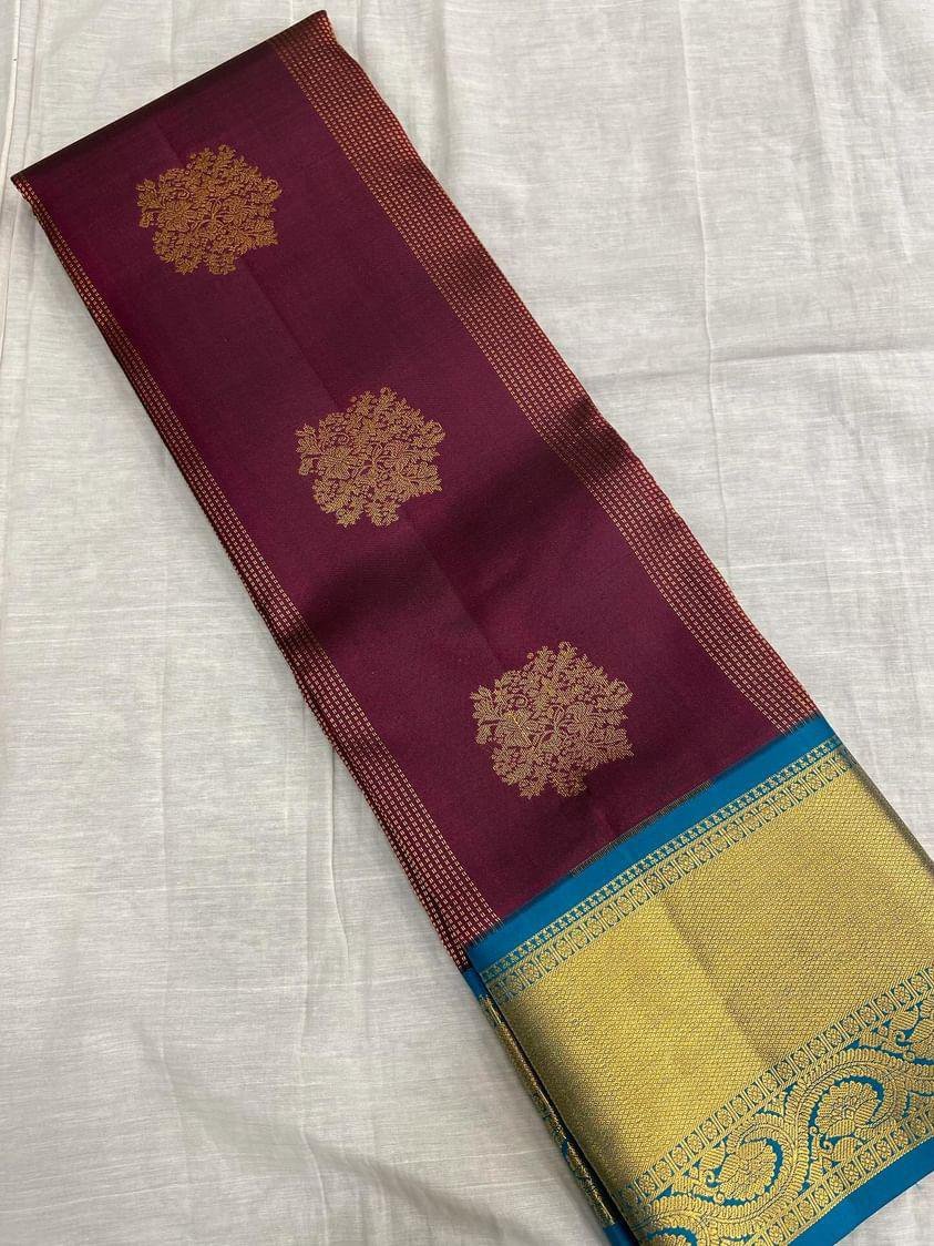 Pure Kanjeevaram Silk Certified Saree - Kanjeevaram Silk Mandir