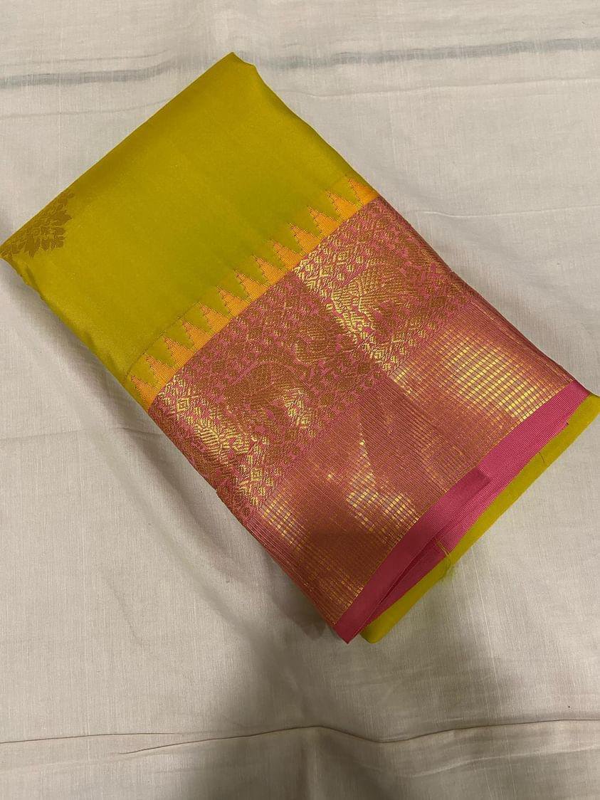 Pure Kanjeevaram Silk Certified Saree - Kanjeevaram Silk Mandir