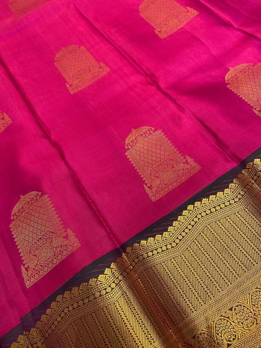 Pure Kanjeevaram Silk Certified Saree - Kanjeevaram Silk Mandir