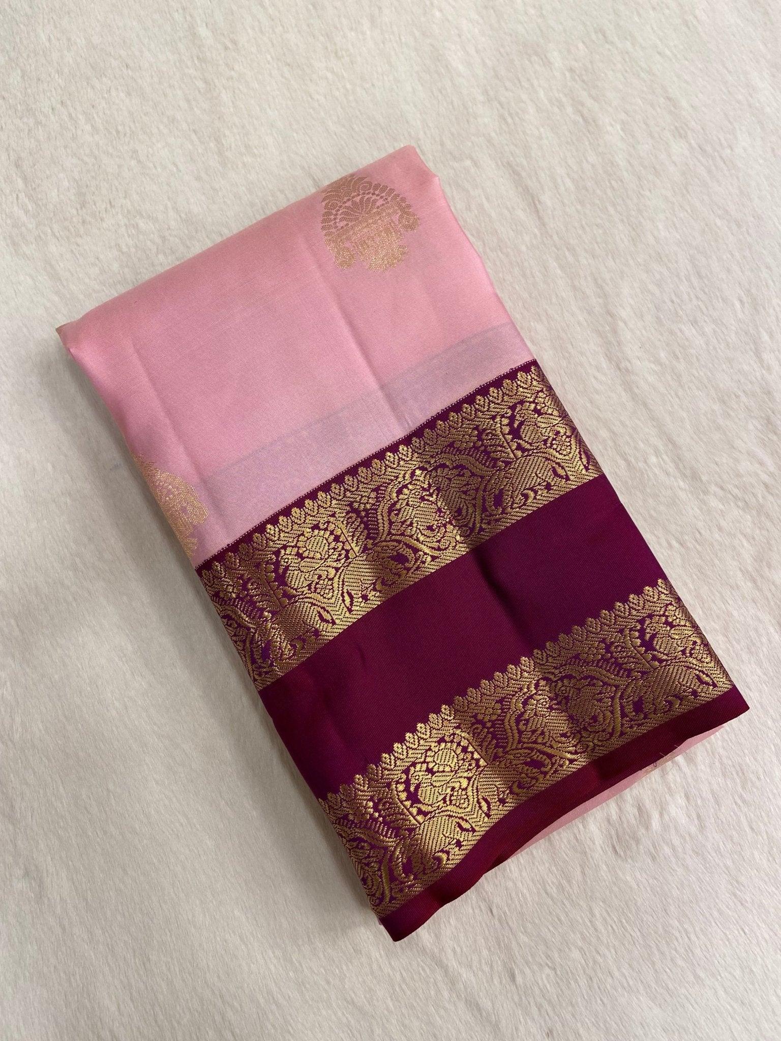 Pure Kanjeevaram silk mark certified saree - Kanjeevaram Silk Mandir