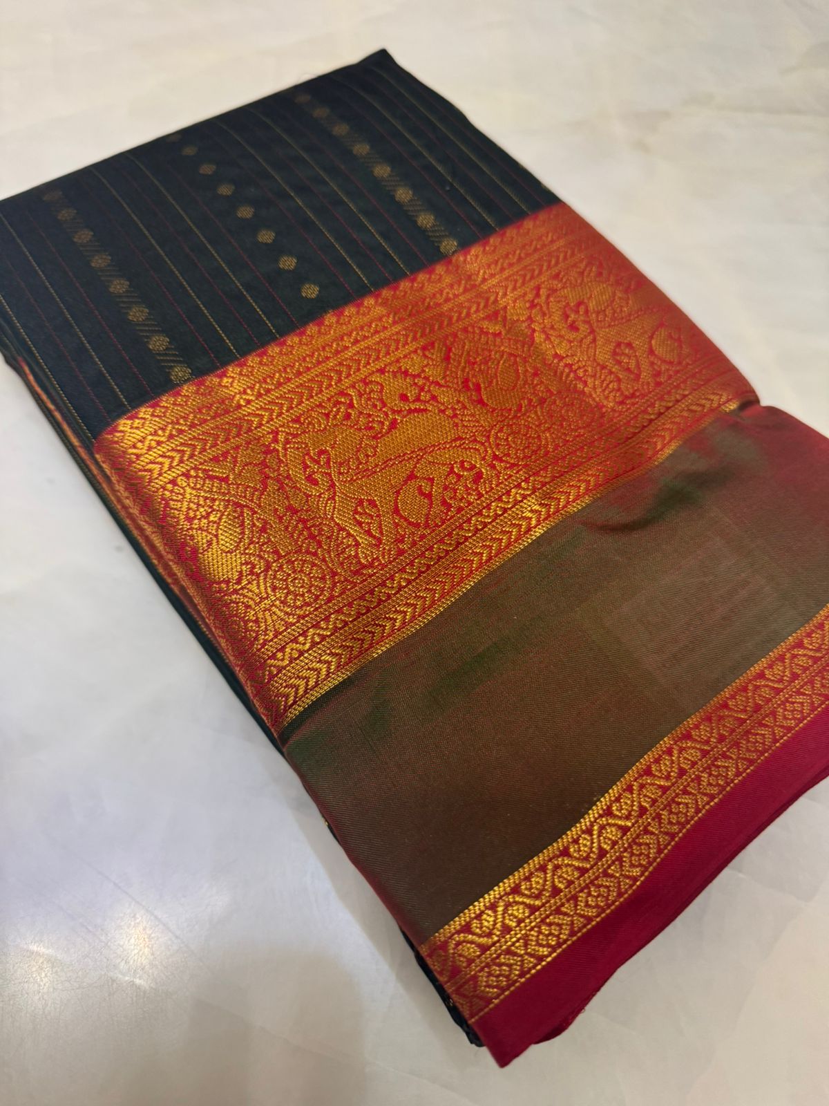 Pure Kanjeevaram silk mark certified saree - Kanjeevaram Silk Mandir