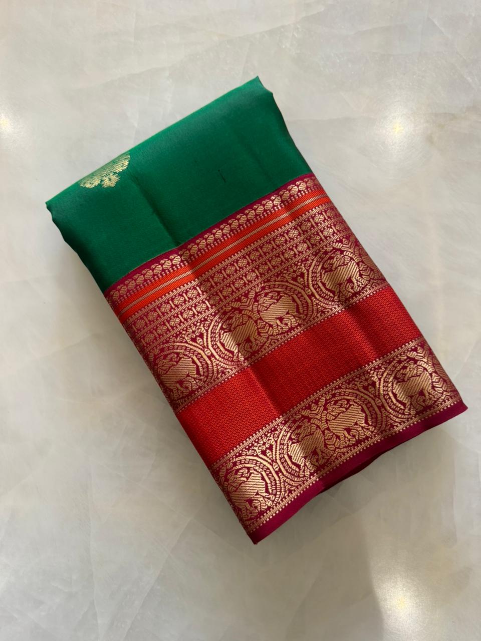 Pure Kanjeevaram silk mark certified saree - Kanjeevaram Silk Mandir