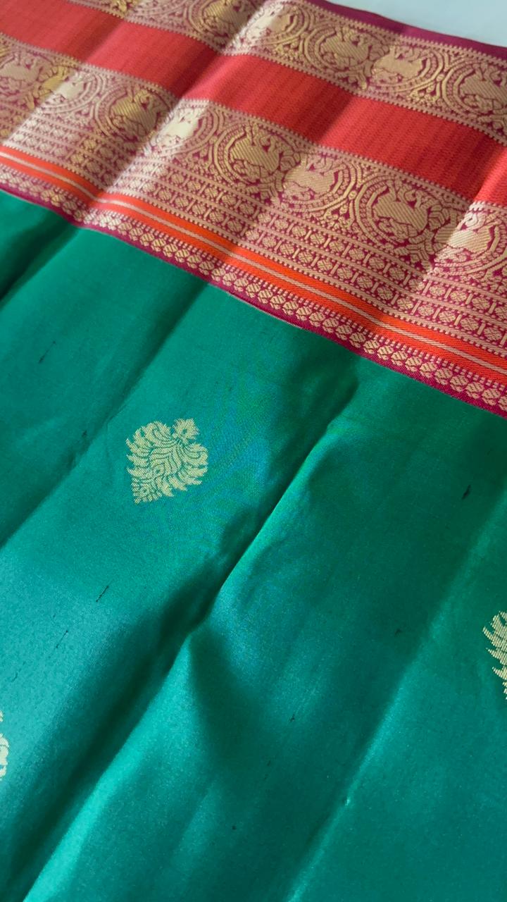 Pure Kanjeevaram silk mark certified saree - Kanjeevaram Silk Mandir