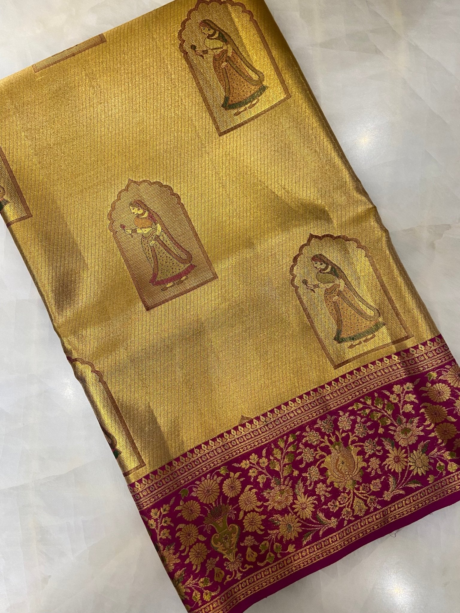 Pure Kanjeevaram Silk mark Certified Saree - Kanjeevaram Silk Mandir