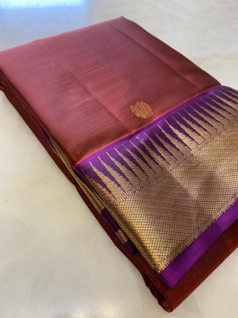 Pure Kanjeevaram silk mark certified saree - Kanjeevaram Silk Mandir