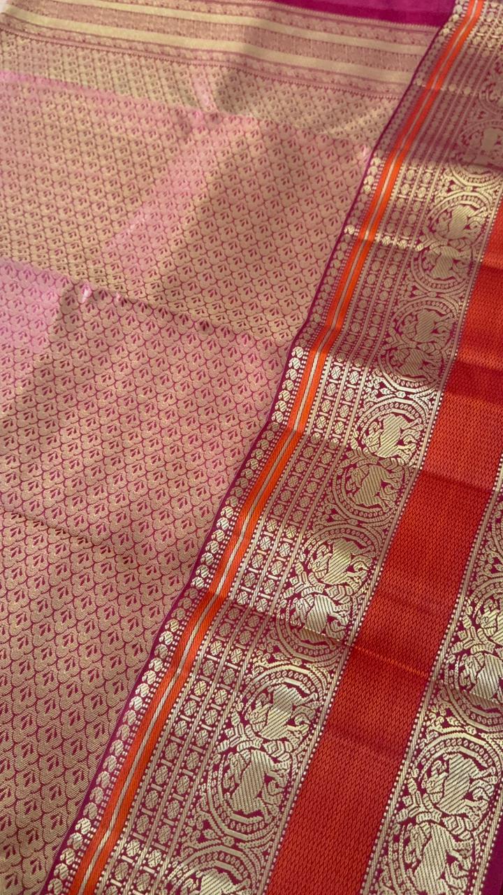 Pure Kanjeevaram silk mark certified saree - Kanjeevaram Silk Mandir