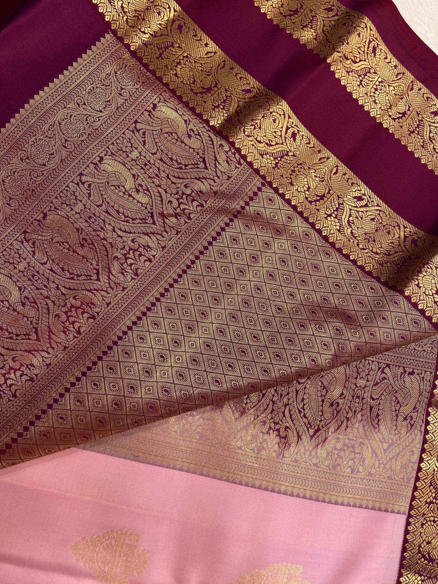 Pure Kanjeevaram silk mark certified saree - Kanjeevaram Silk Mandir