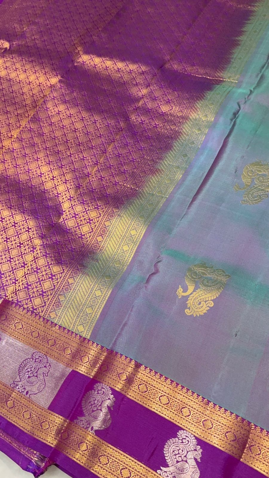 Pure Kanjeevaram silk mark certified saree - Kanjeevaram Silk Mandir