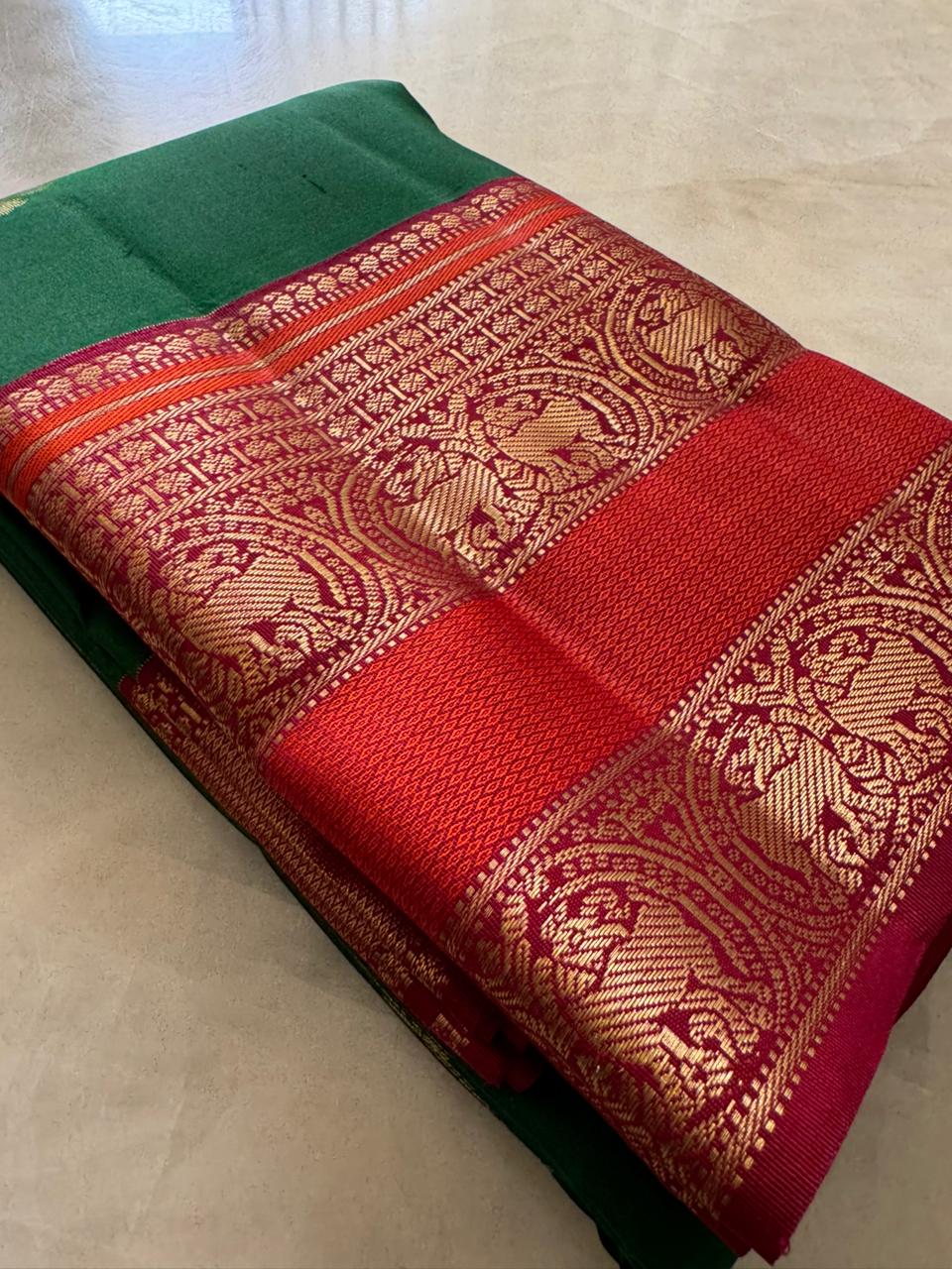 Pure Kanjeevaram silk mark certified saree - Kanjeevaram Silk Mandir