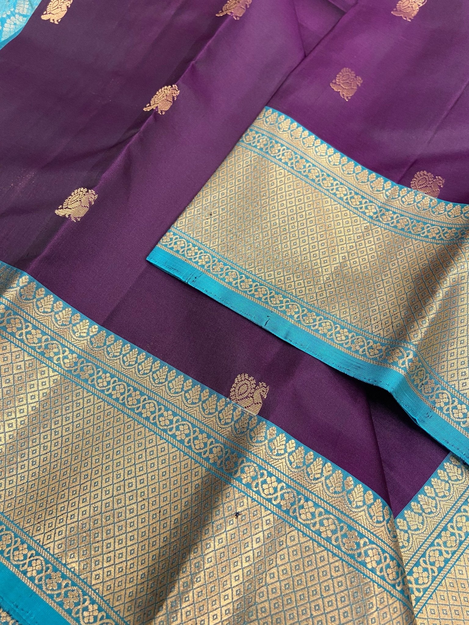 Pure Kanjeevaram Silk Mark Certified Saree - Kanjeevaram Silk Mandir