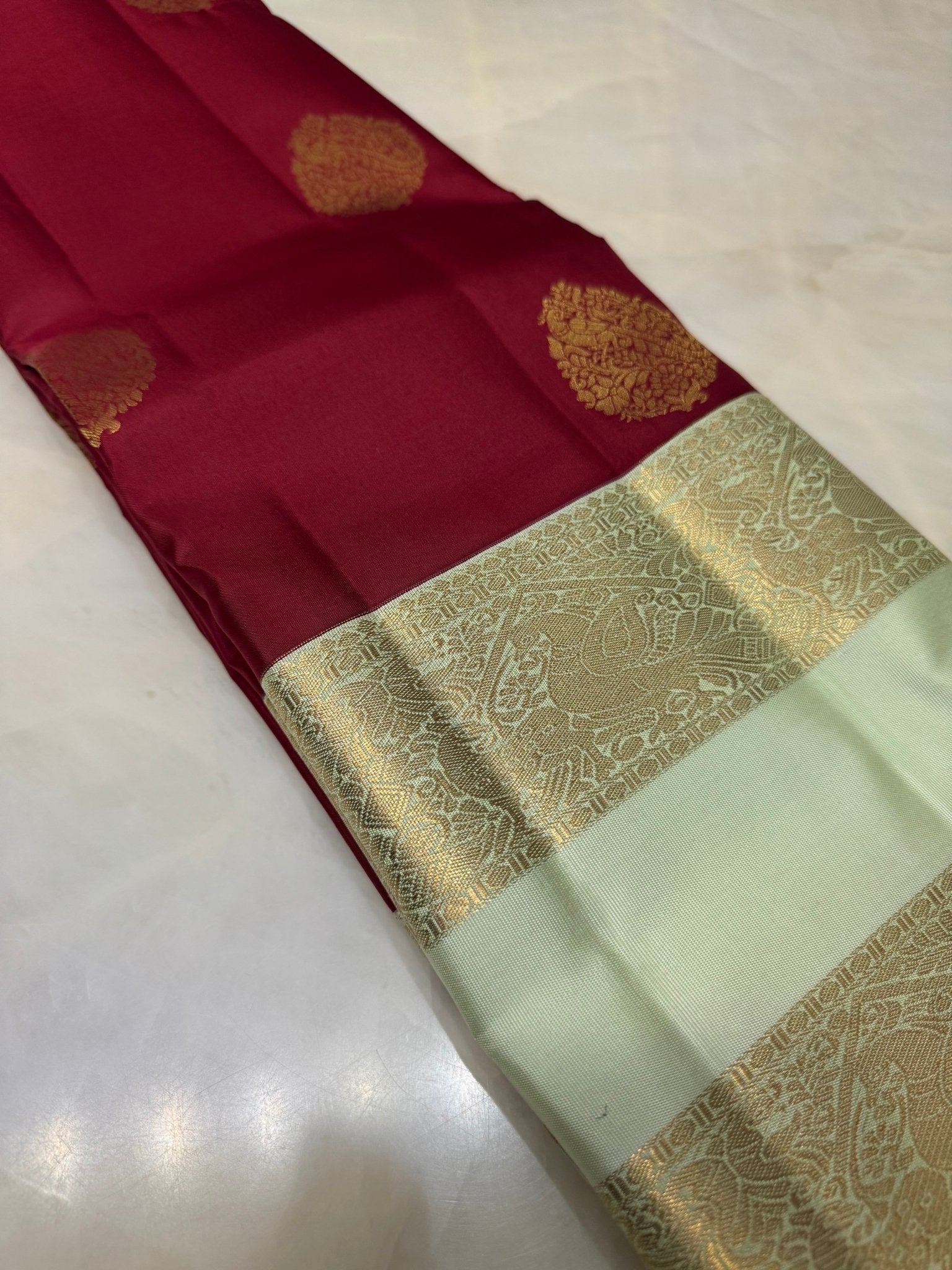 Pure Kanjeevaram silk mark certified saree - Kanjeevaram Silk Mandir