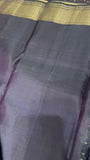 Pure Kanjeevaram silk mark certified saree (Dark Coffee brown) - Kanjeevaram Silk Mandir