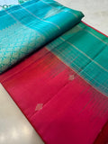Pure Kanjeevaram soft silk saree - Silk mark certified - Kanjeevaram Silk Mandir