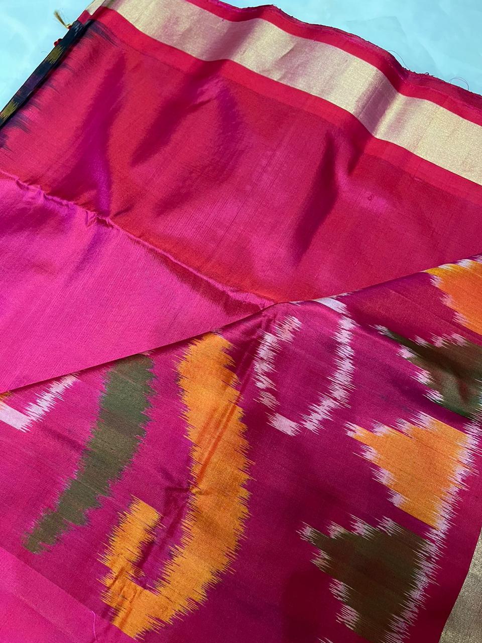 Pure Kanjeevaram Soft Silk saree Silk Mark certified - Kanjeevaram Silk Mandir